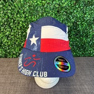 NWT Boco Runners High Club Texas Running Lightweight Hat Cap One Size OSFA